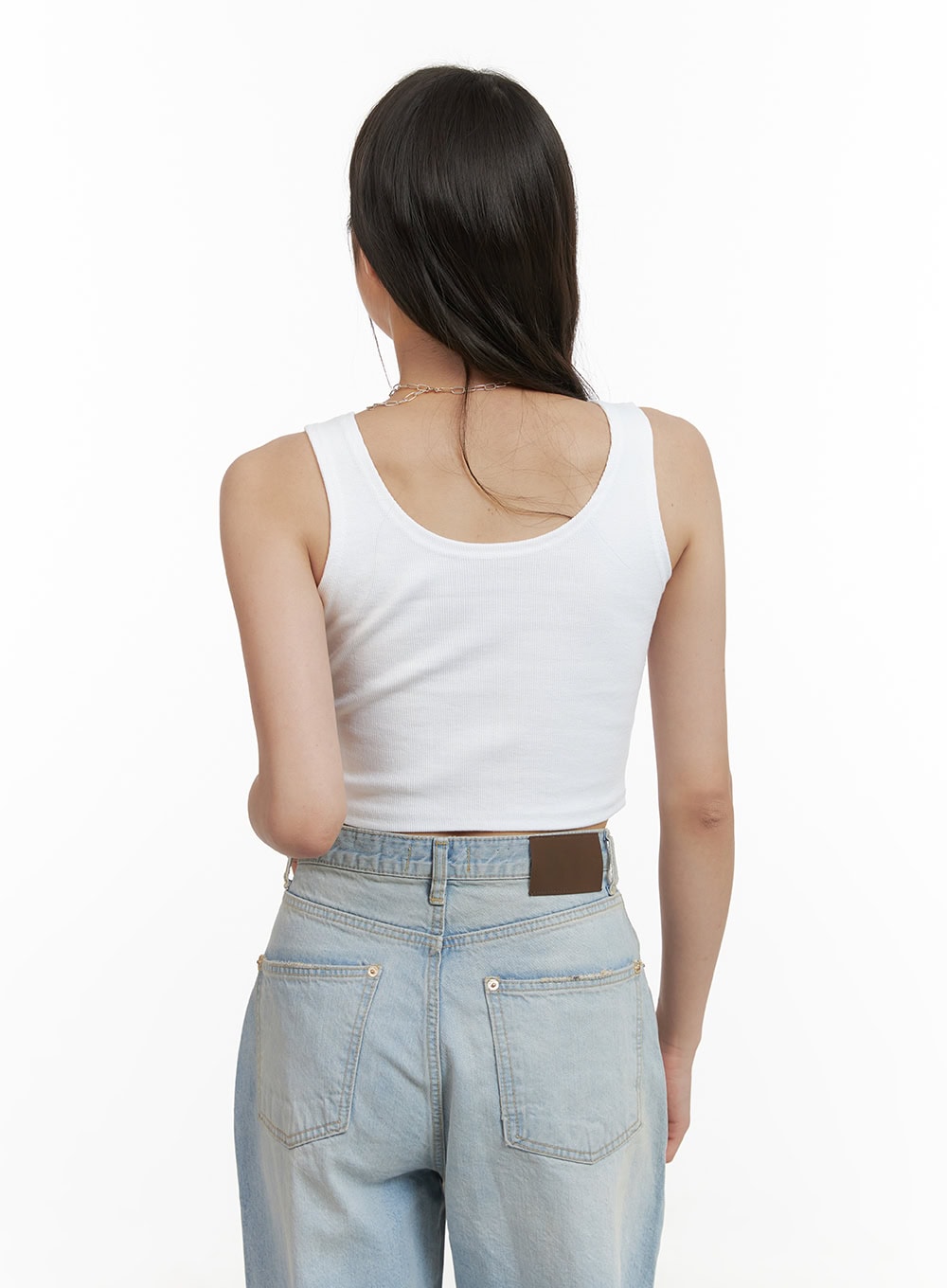 Graphic Cropped Tank Top CY417