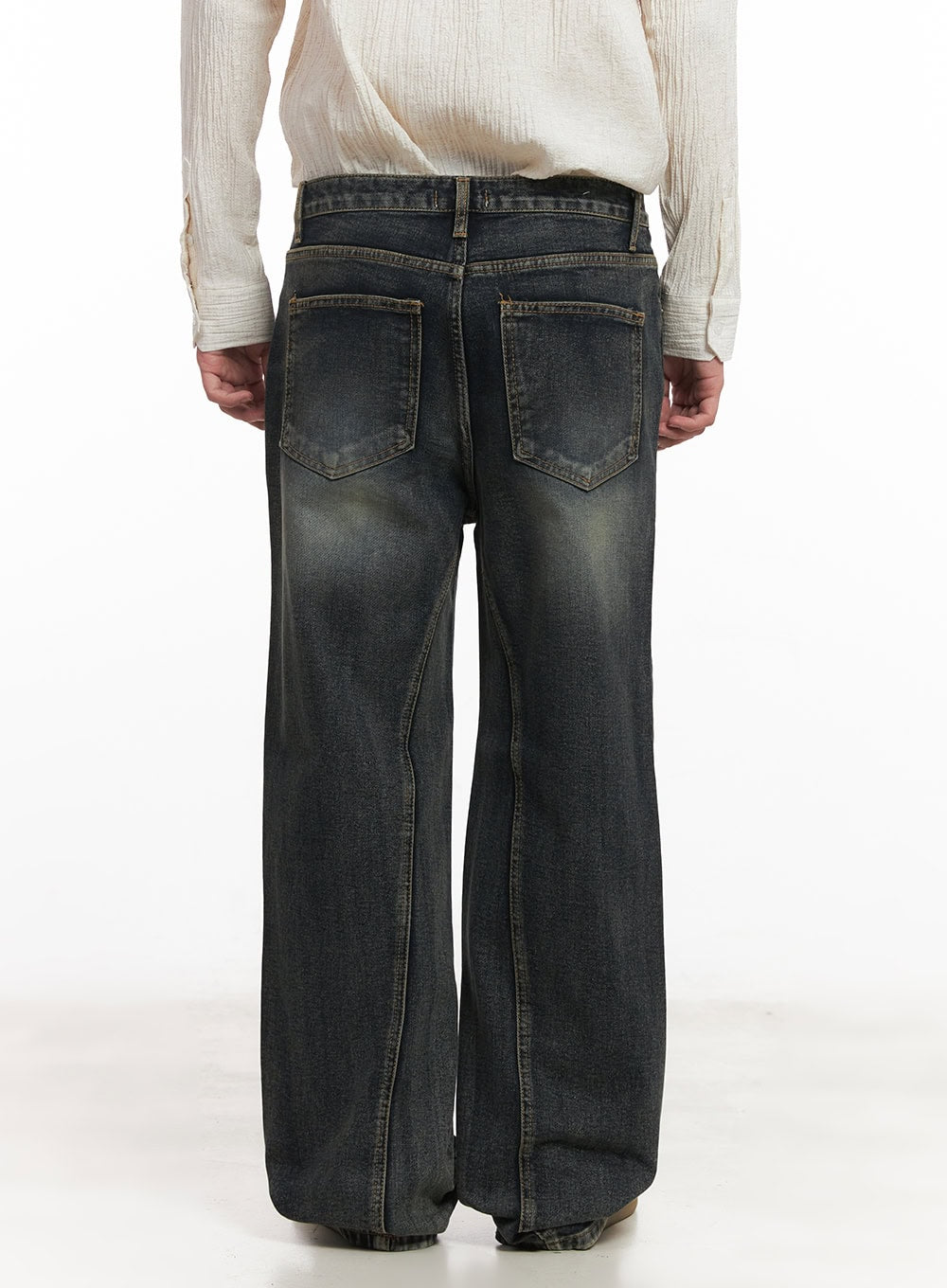 Men's Stitched Straight-Leg Jeans IM514