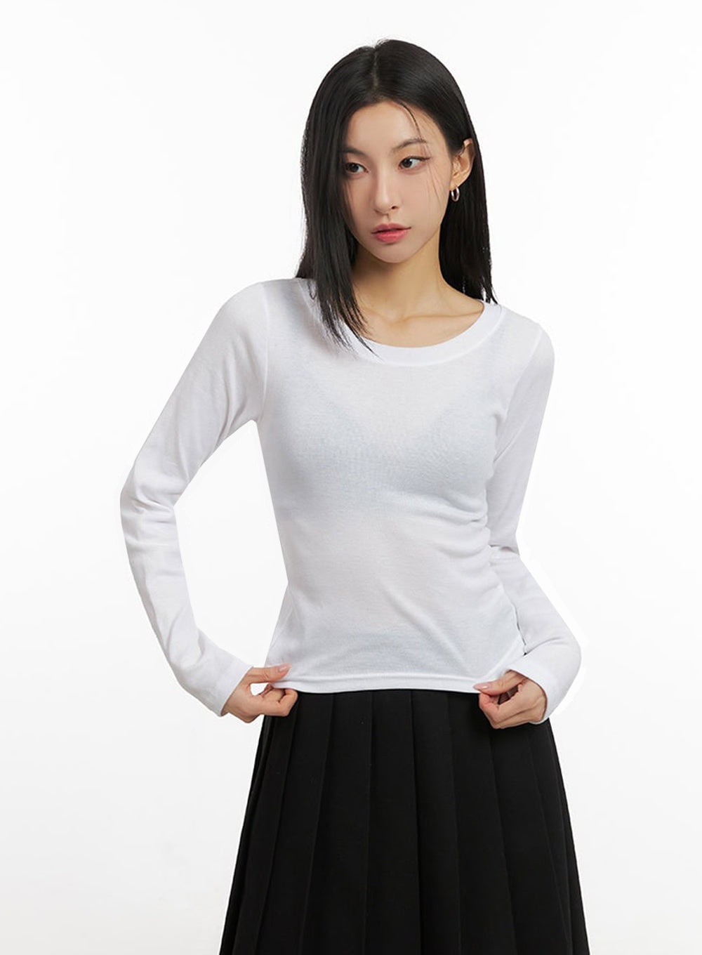 Essential Comfort Round-Neck Top ID431