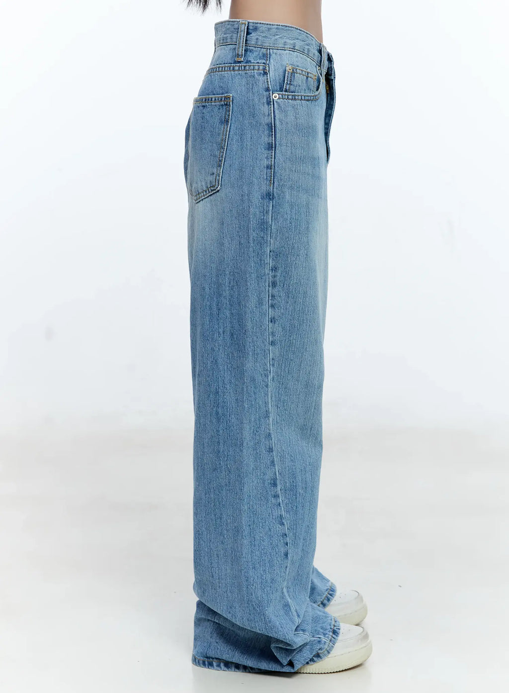 Lina Wide-Leg Denim Jeans CG513