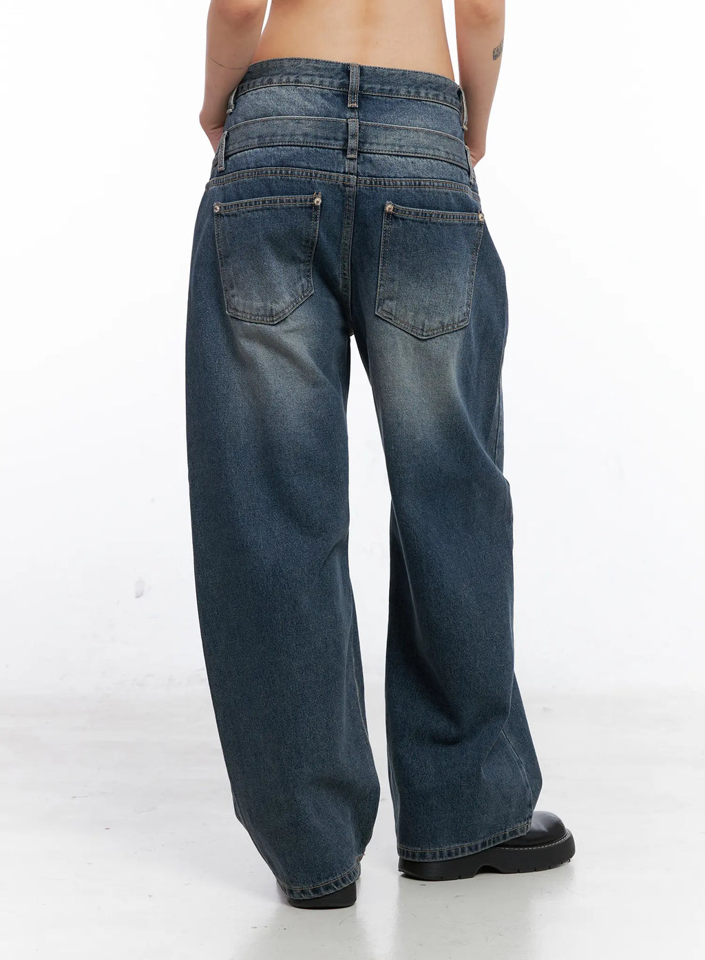 Louise Washed Baggy Jeans CO508