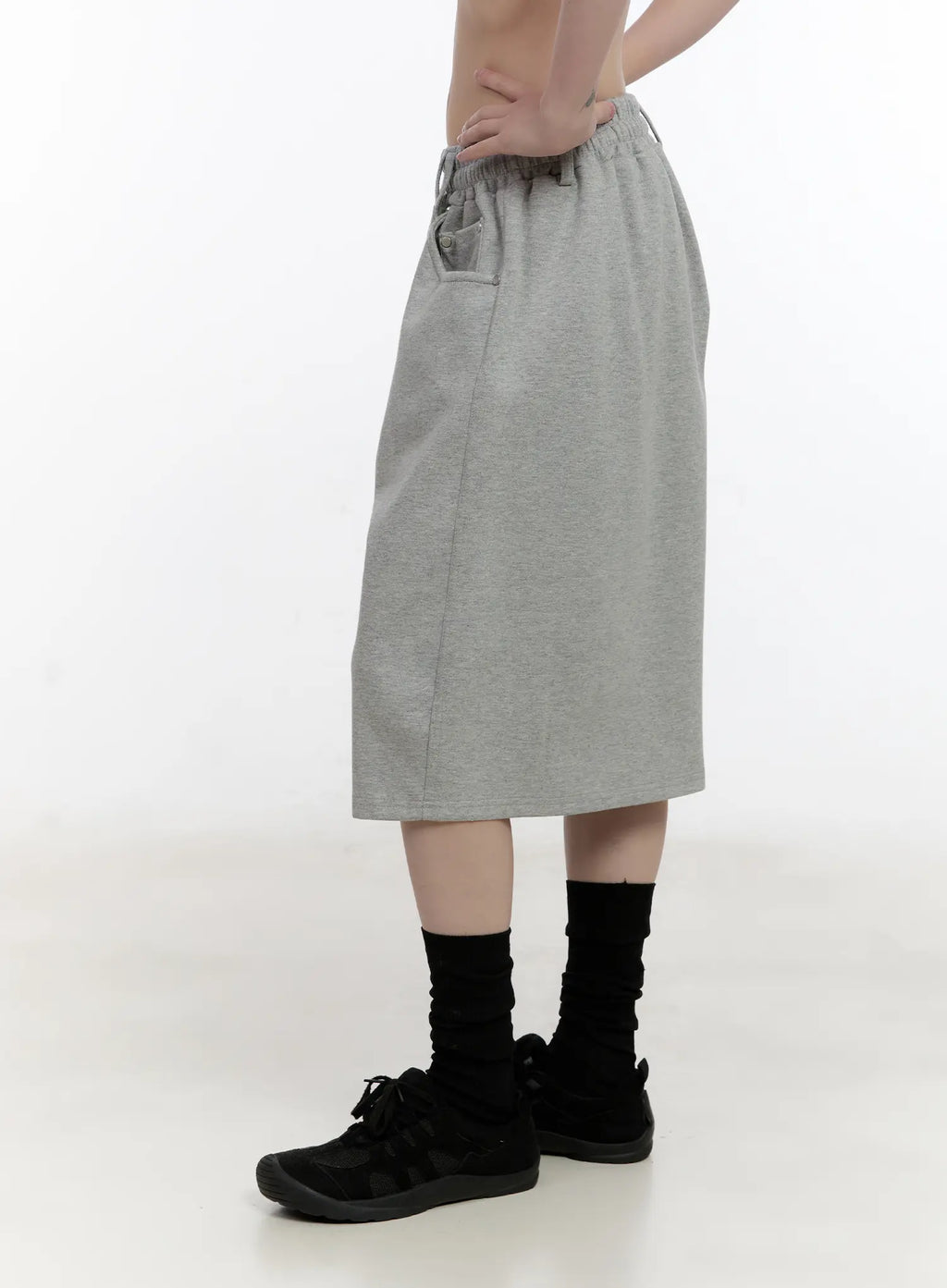 Comfy Belted Jogger Sweatshorts CL507