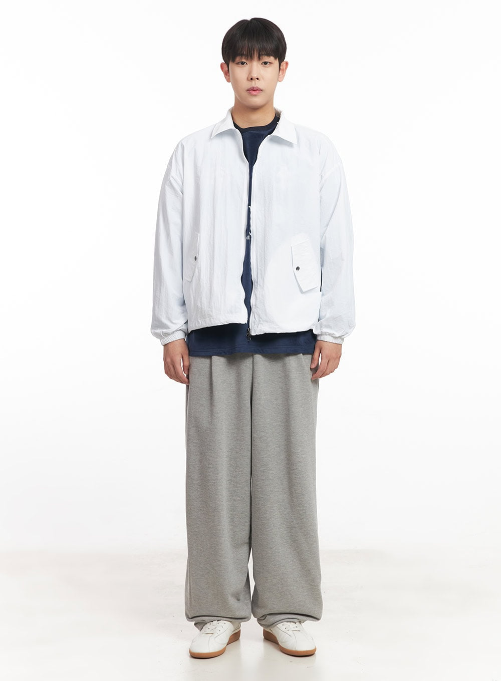 Men's Pintuck Wide-Leg Sweatpants IM528