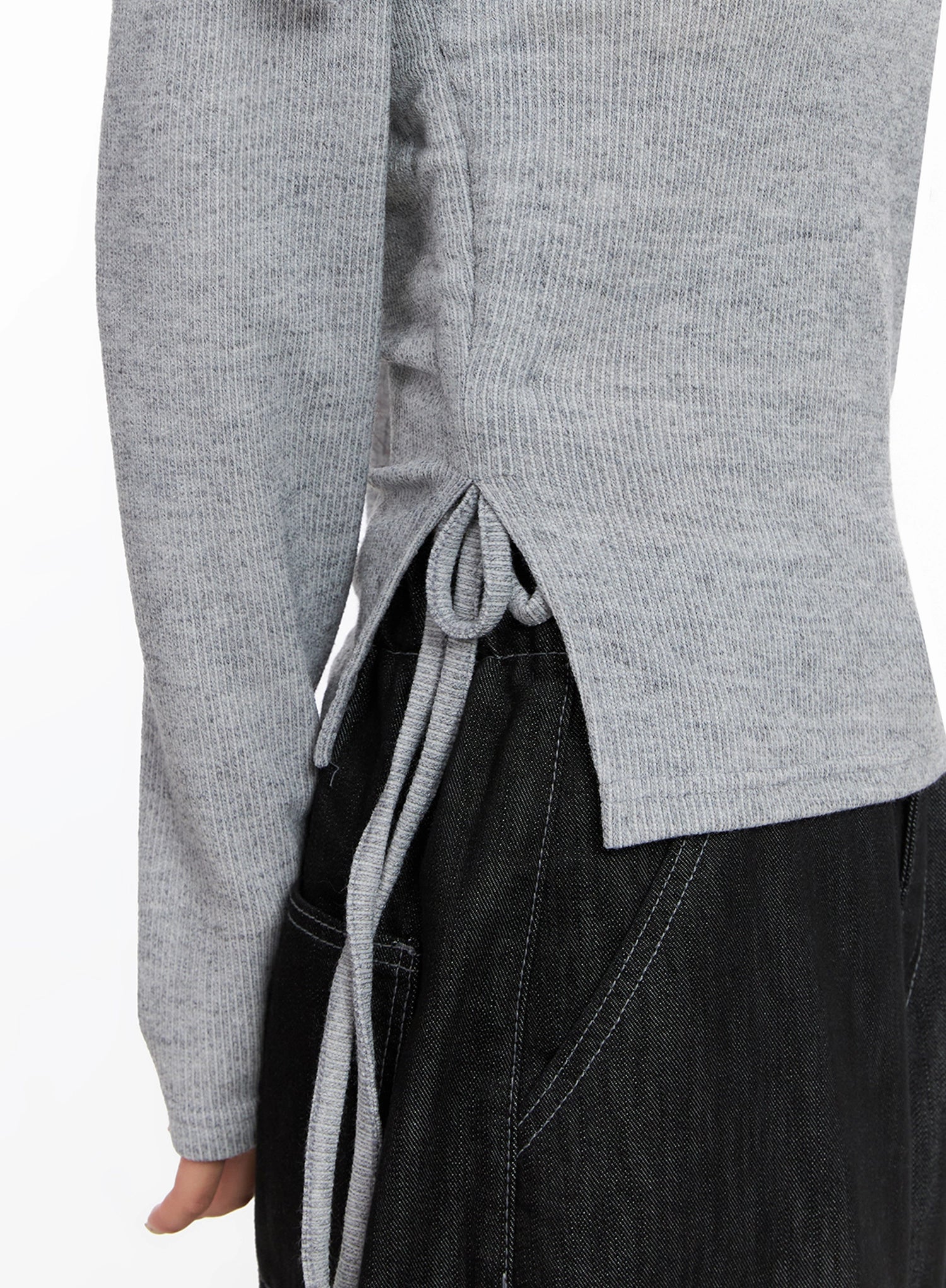 Asymmetric String Tie Top IS515