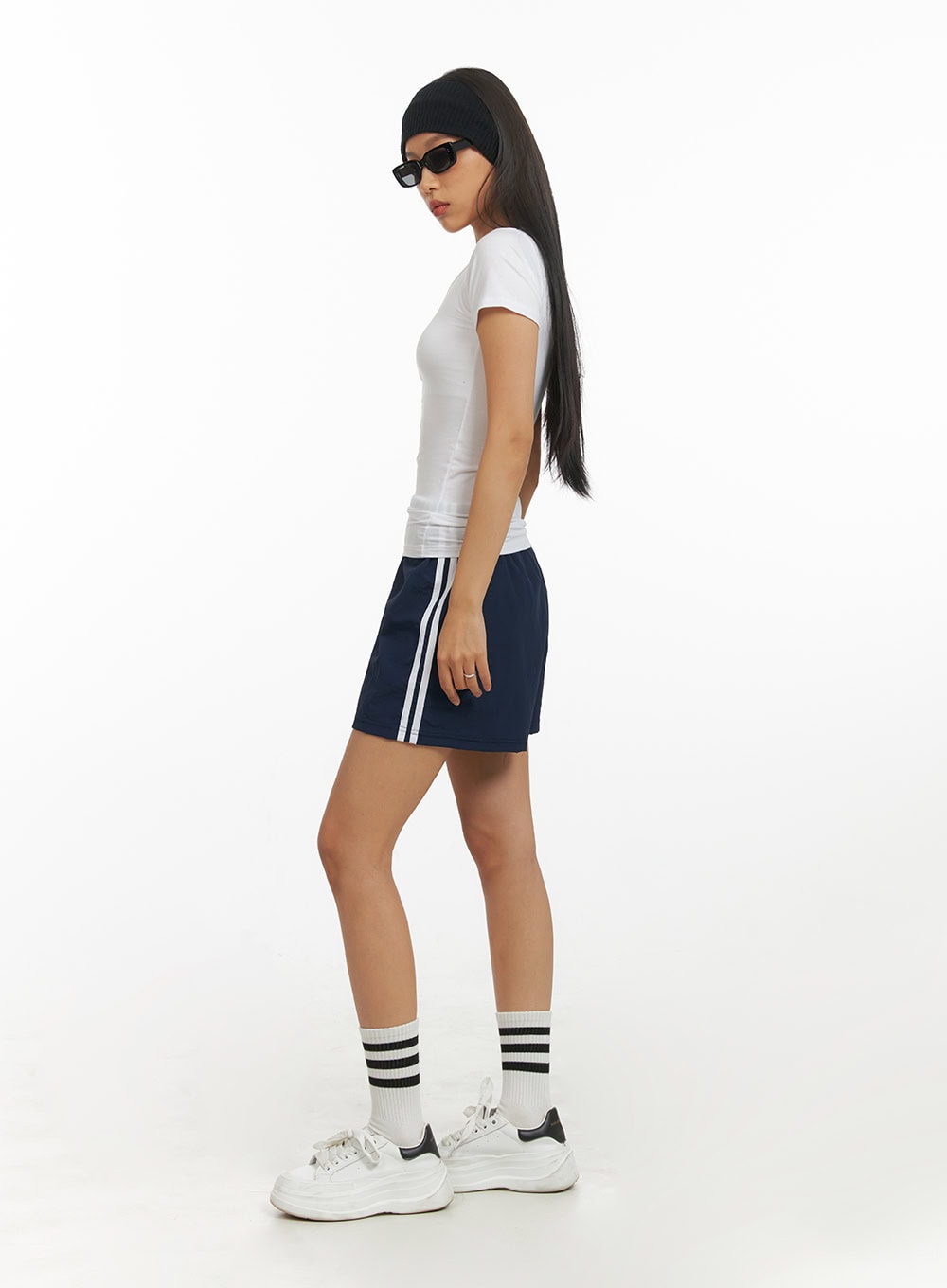 Basic Round Neck T-Shirt IY422