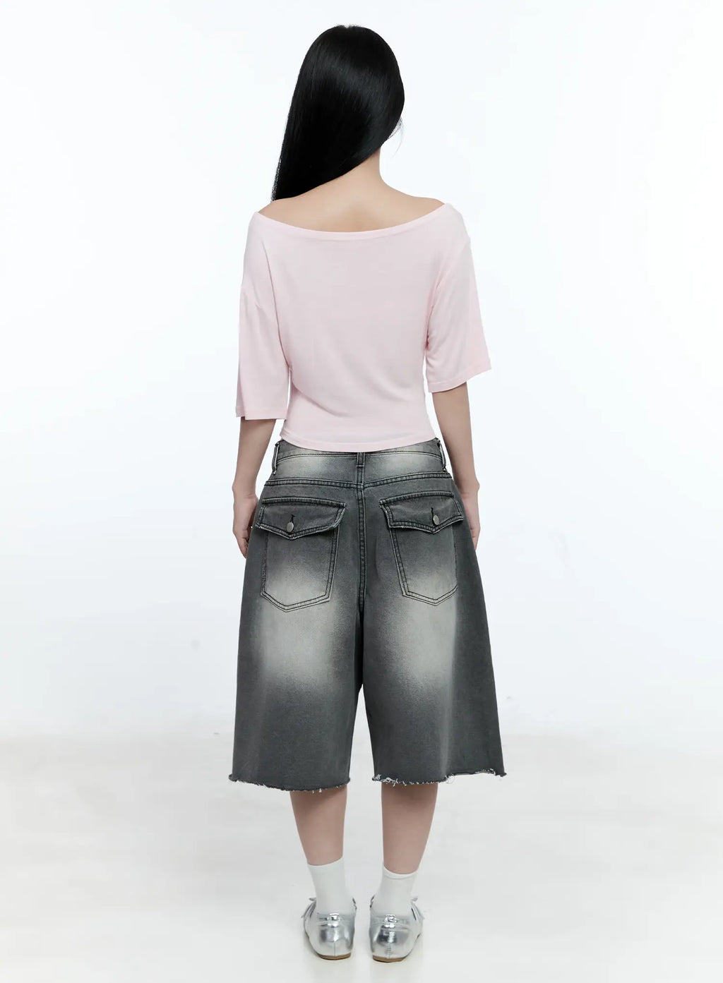 Off-Shoulder Crop Top CG511