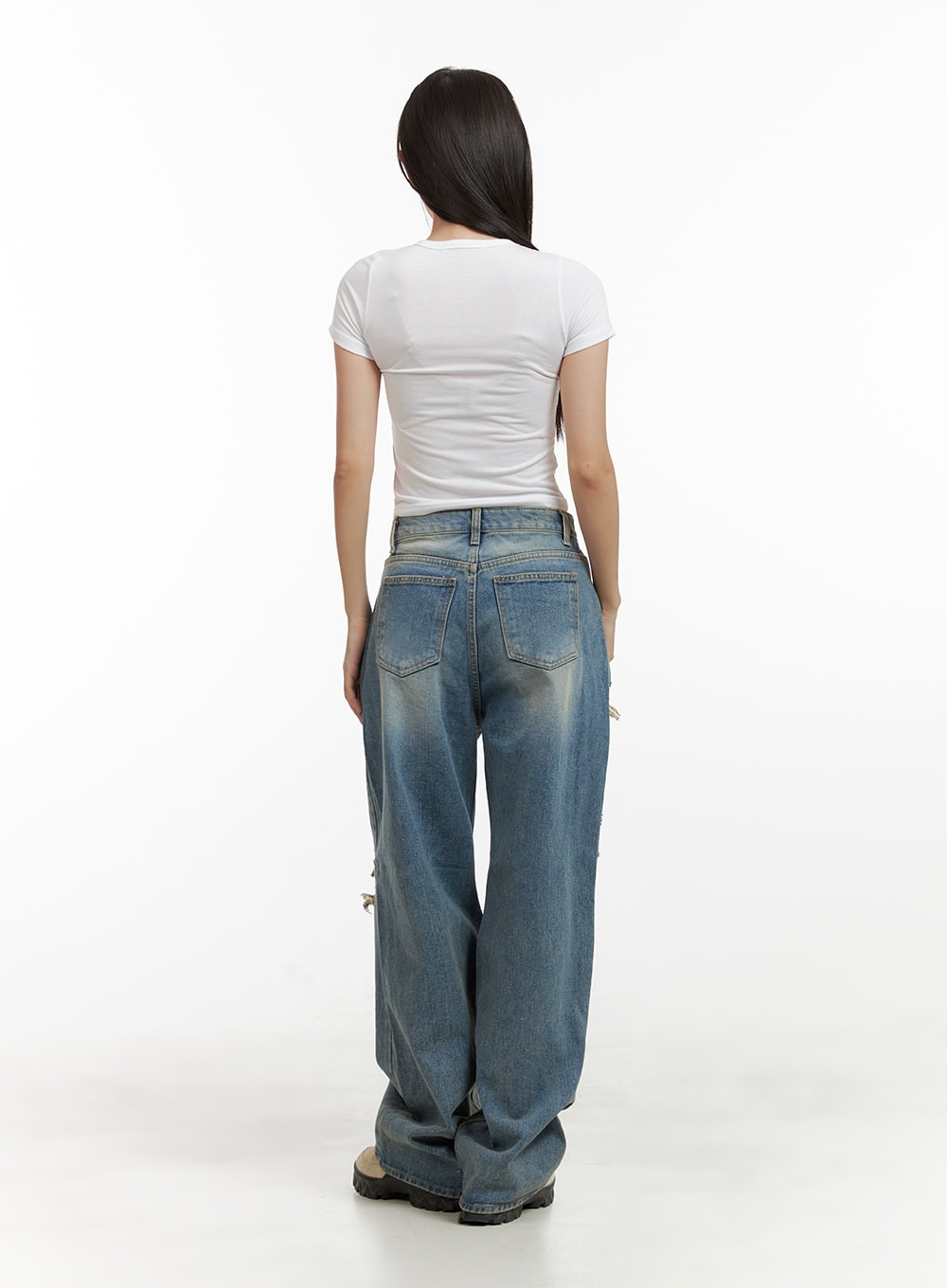 Destroyed Baggy Jeans CU405