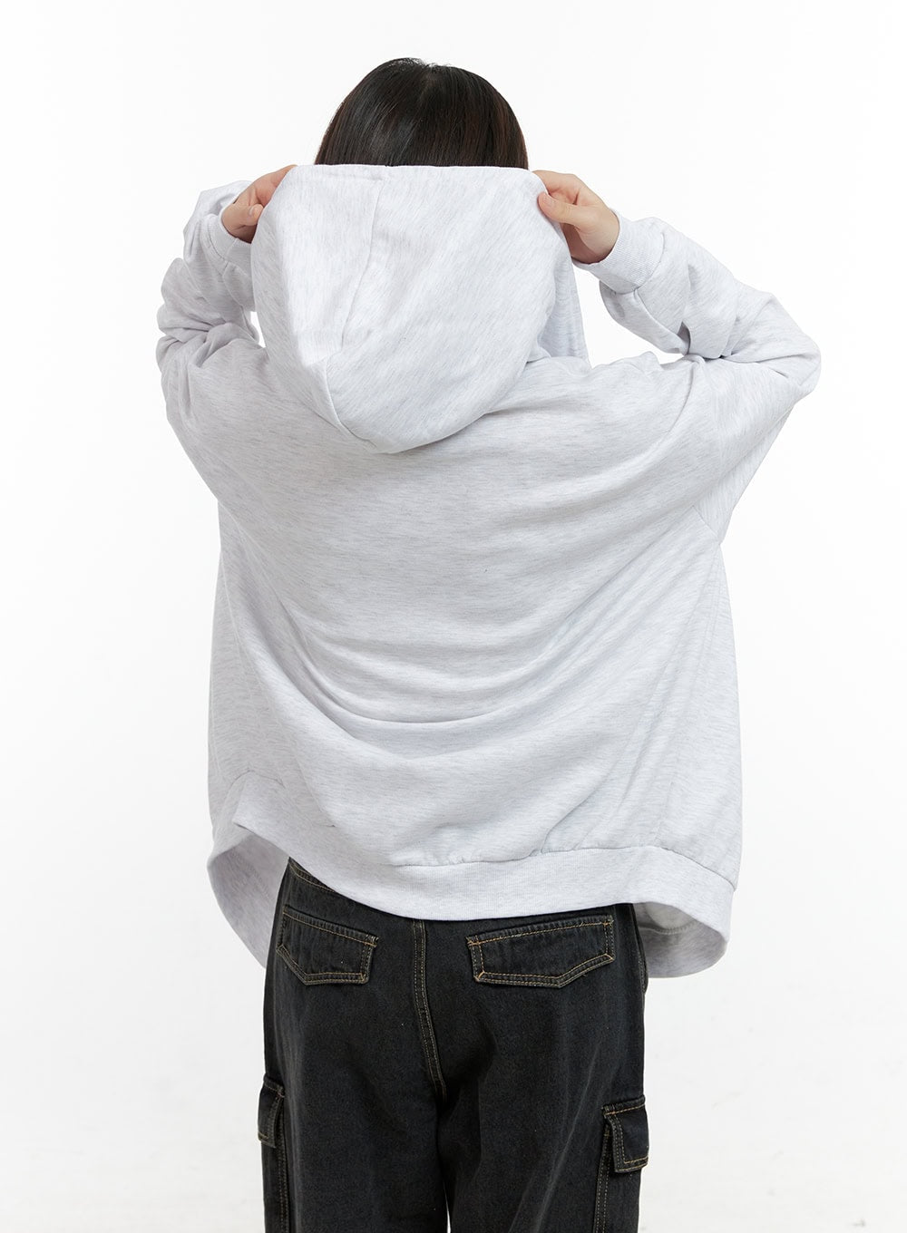 Graphic Zip-Up Hoodie CN406