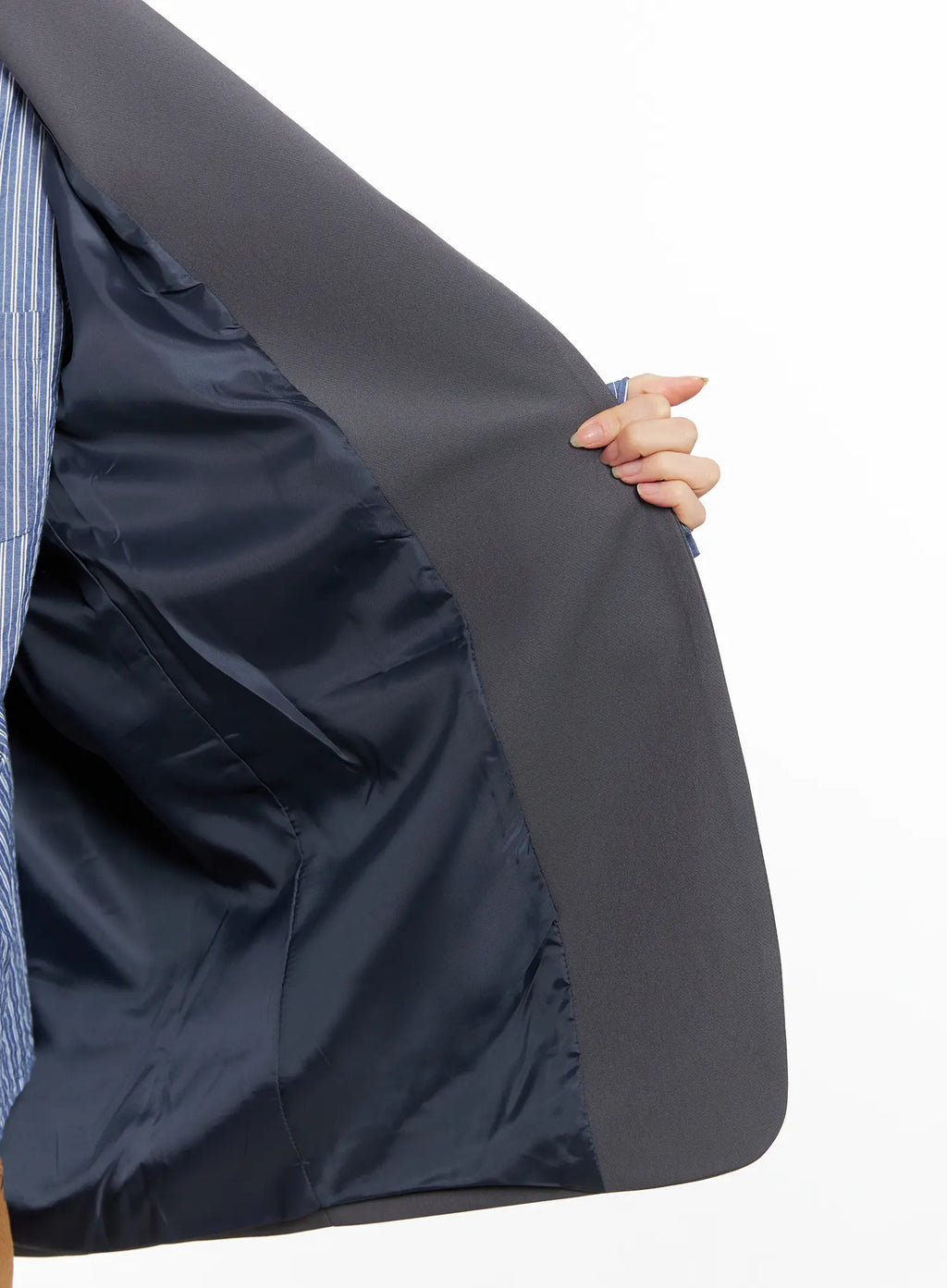 Oversized One-Button Blazer CC1109