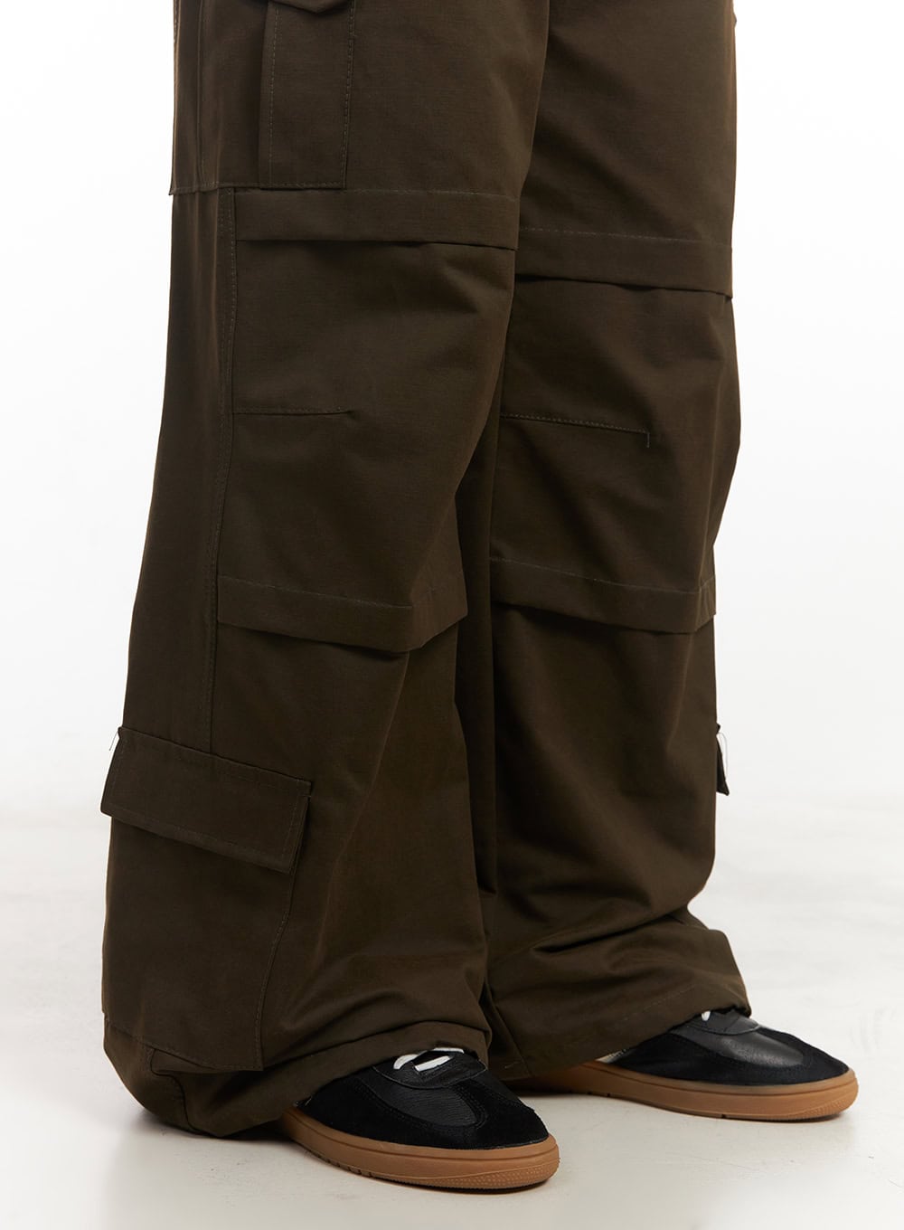 Men's Cotton Pocket Wide-Leg Pants IM528