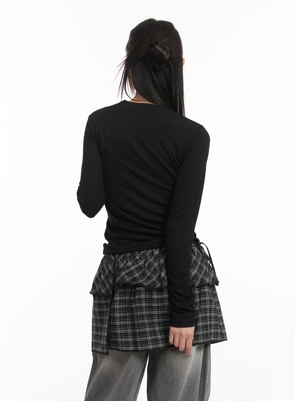 Flower Graphic Long-Sleeve Top CF519