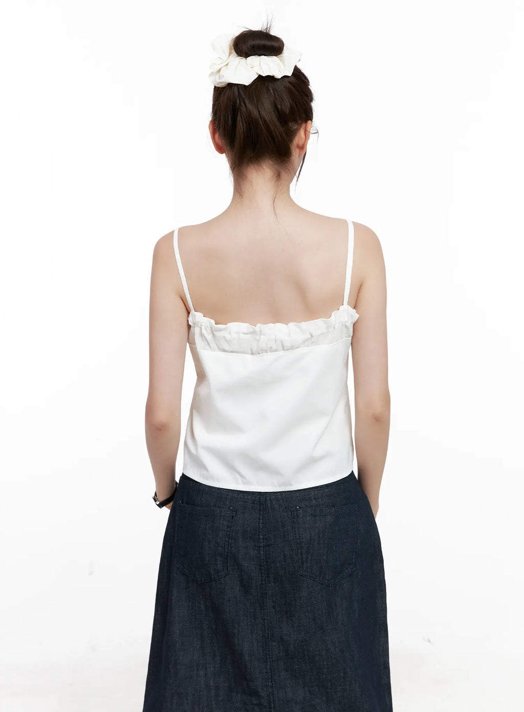 Ruffle-Trim Cami CL523