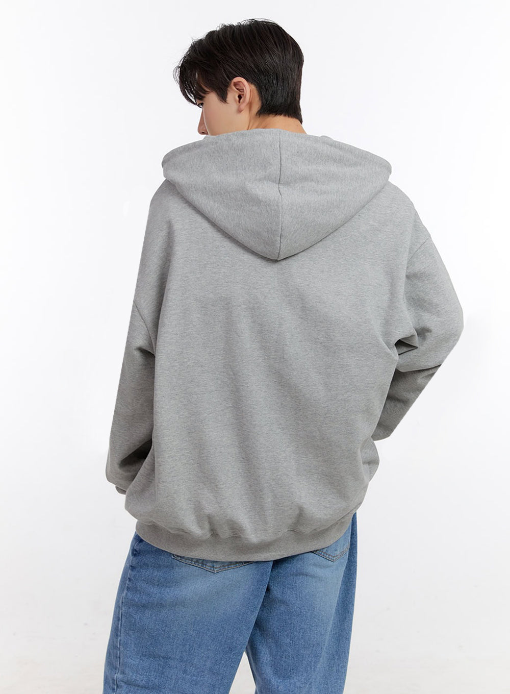 Men's Logo Zip-Up Hooded Jacket IM525