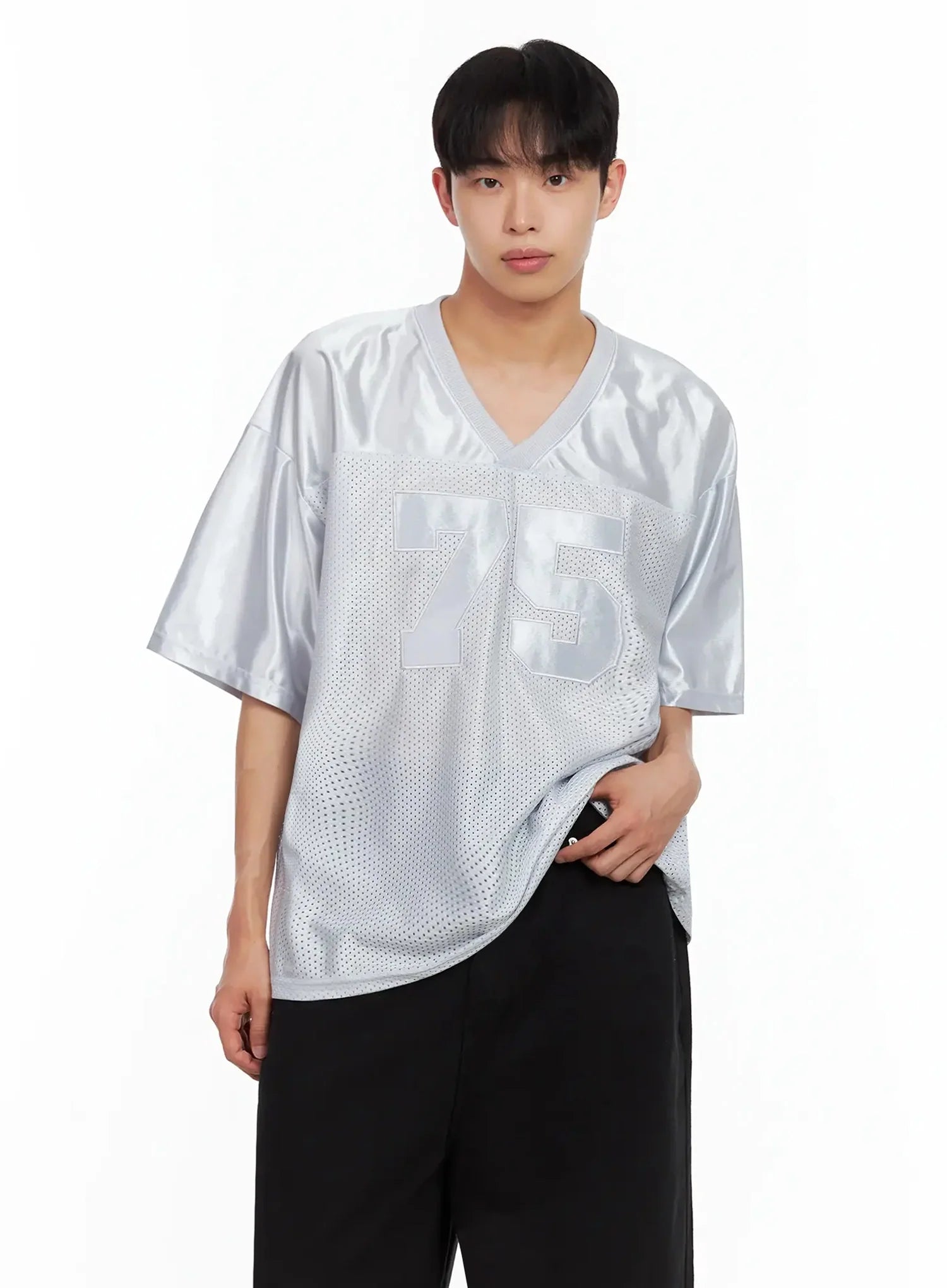 Men's Mesh V-Neck Jersey IL516