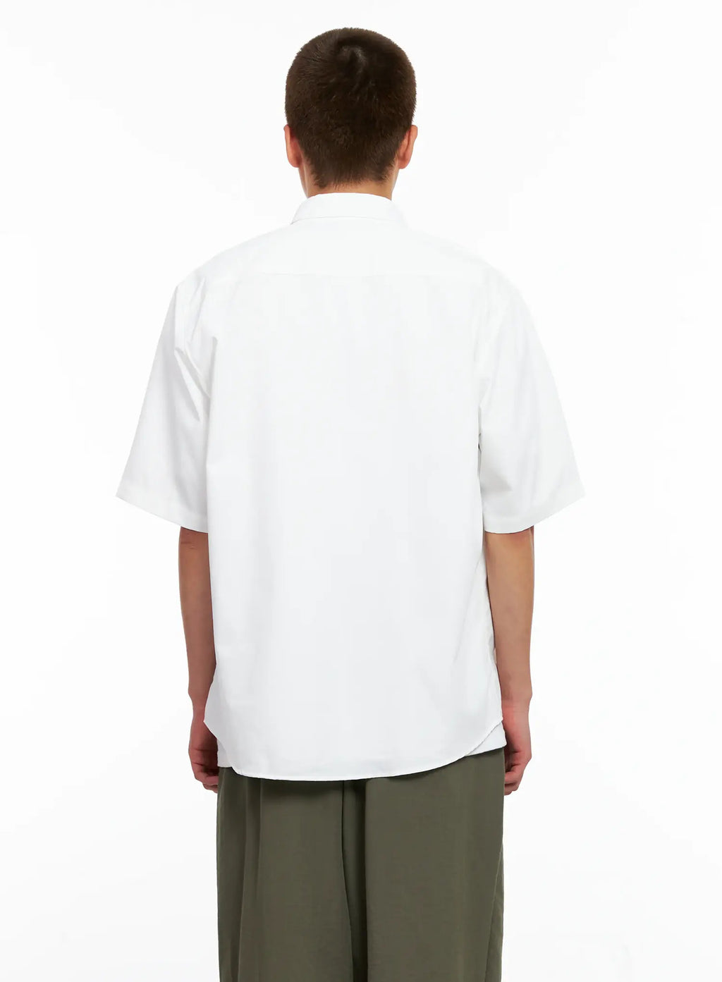 Men's Short-Sleeve Button-Up IG511