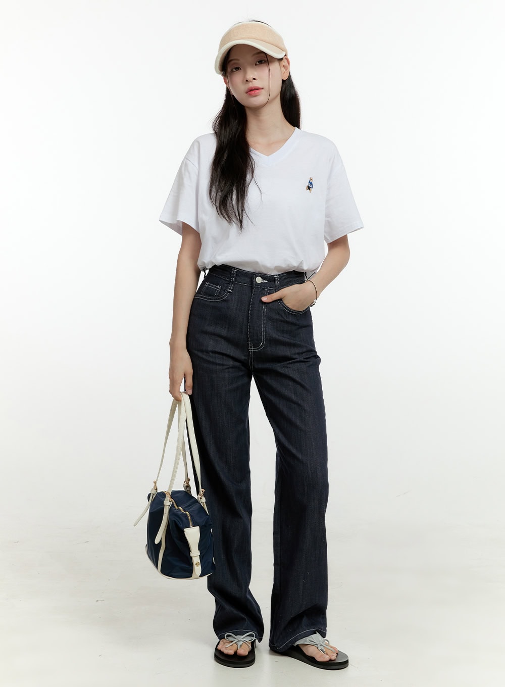 Zoe Stitched Wide Leg Pants OL430