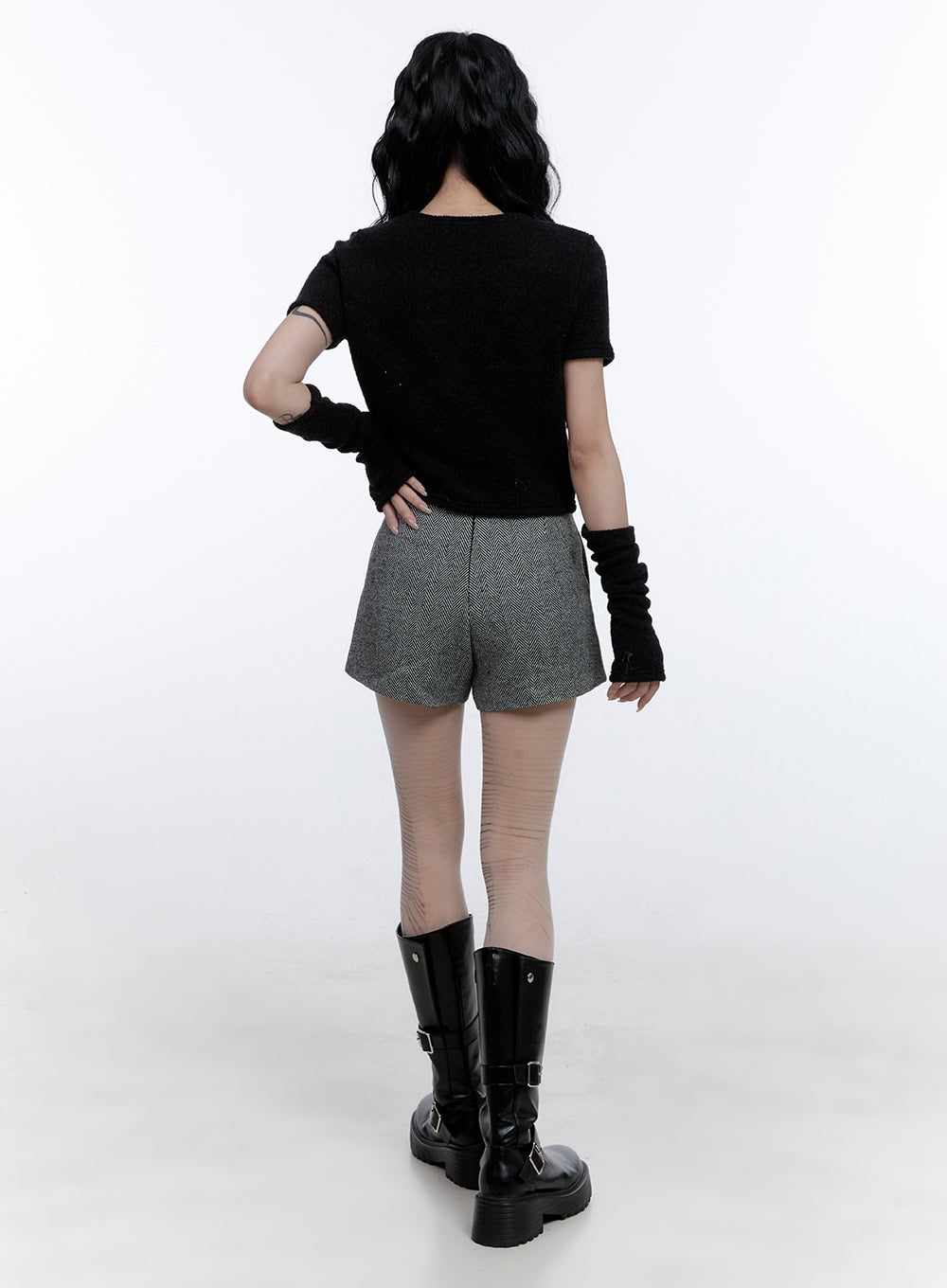 Knitted Top & Hand Warmer Set CD416