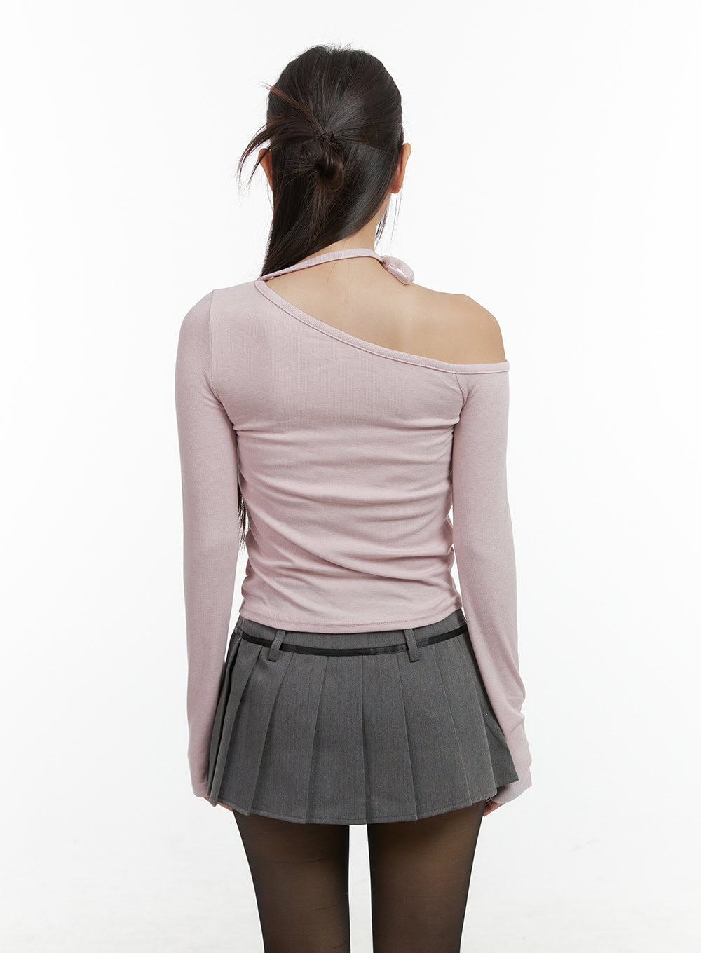 Ribbon One Shoulder Top CO417