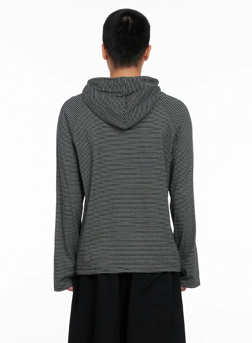 Men's Striped Long Sleeve Hoodie IS502
