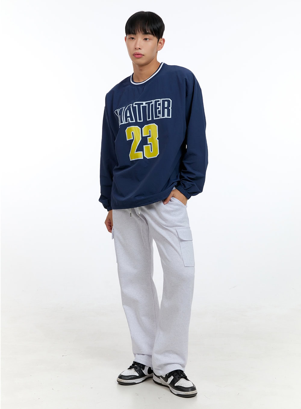 Men's Cargo Sweatpants (White) IG421