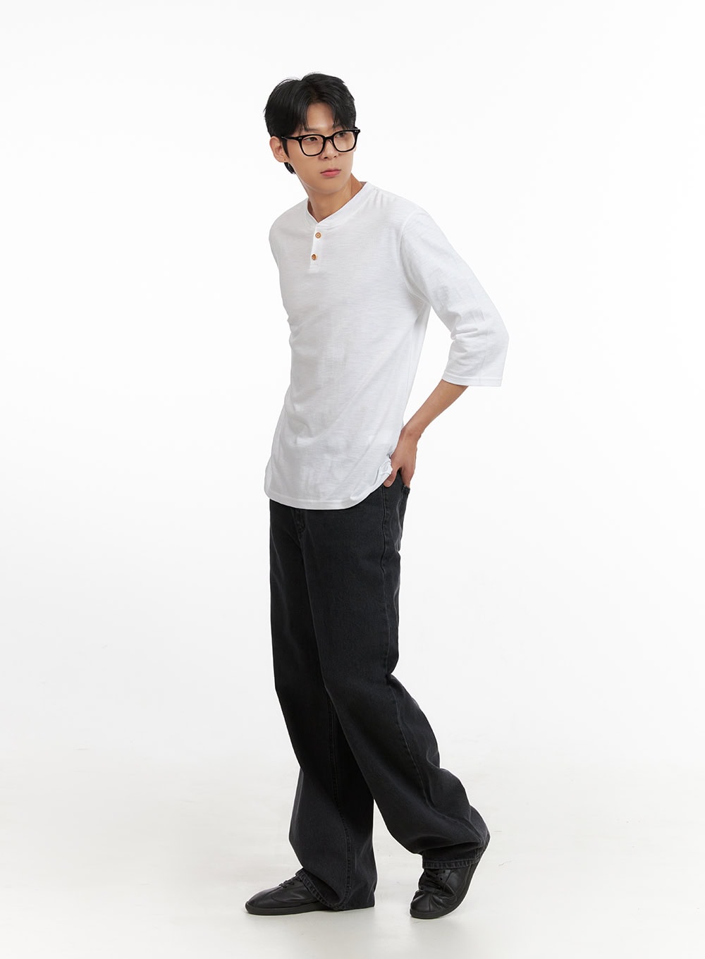 Men's Loose Fit Straight Jeans IL403