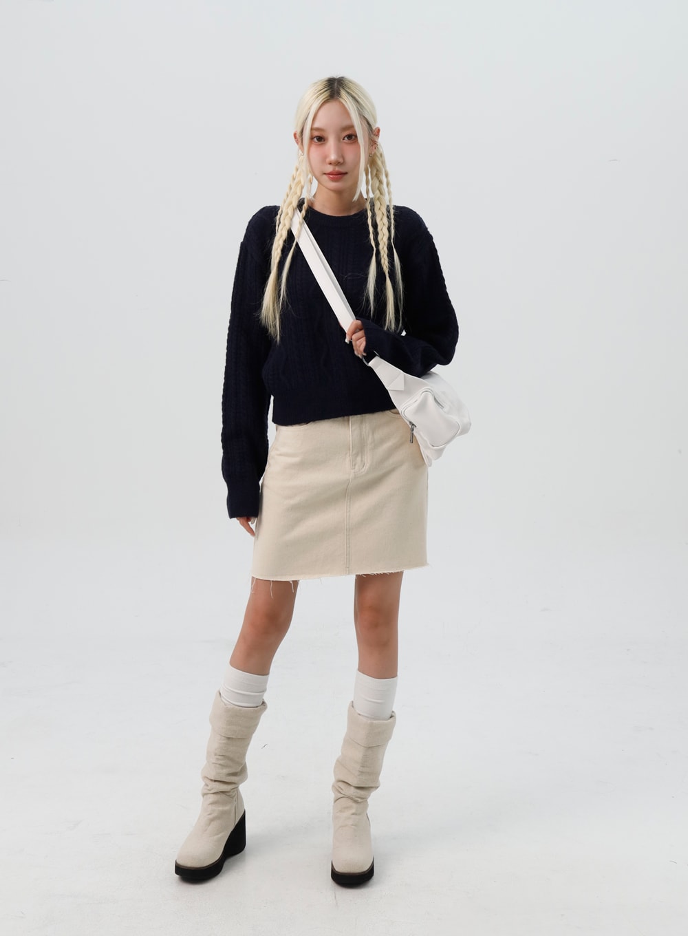 Cable Knit Sweater IS307