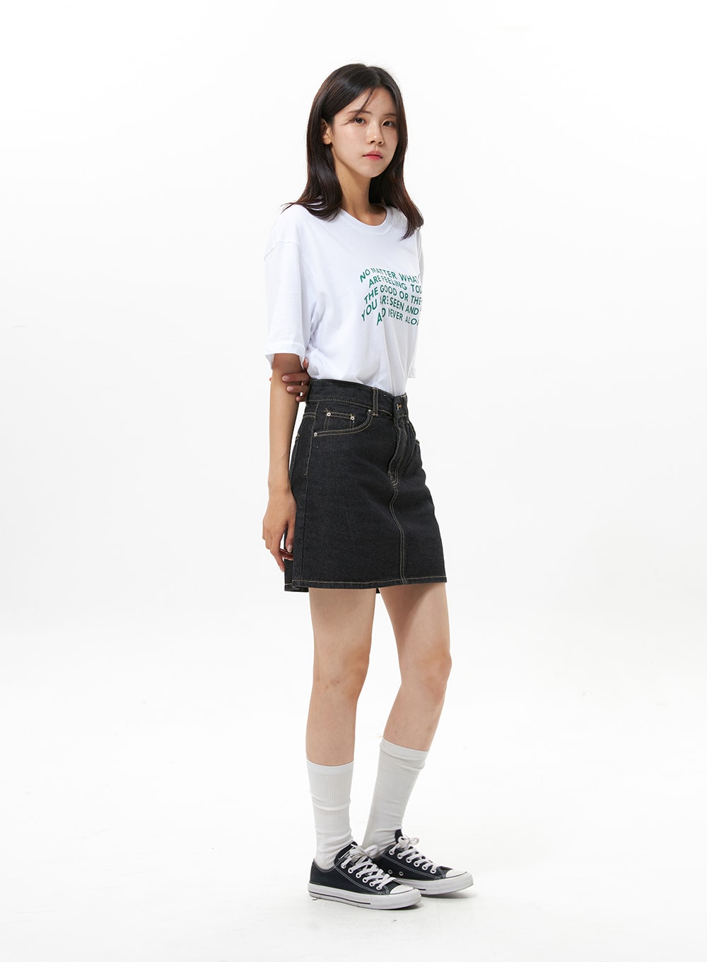 Cotton Graphic Short Sleeve Tee OS313