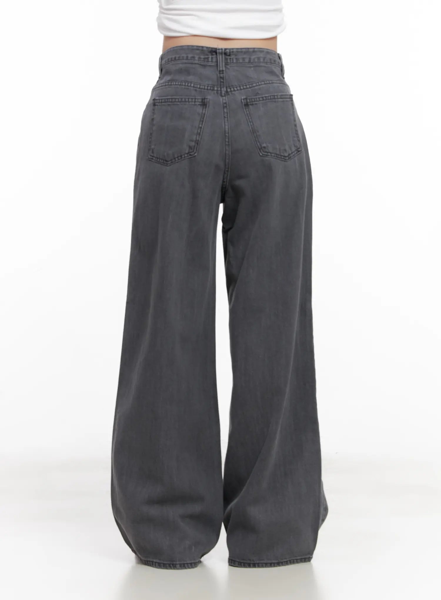 Jiyeon Dark Gray Denim Jeans CL516