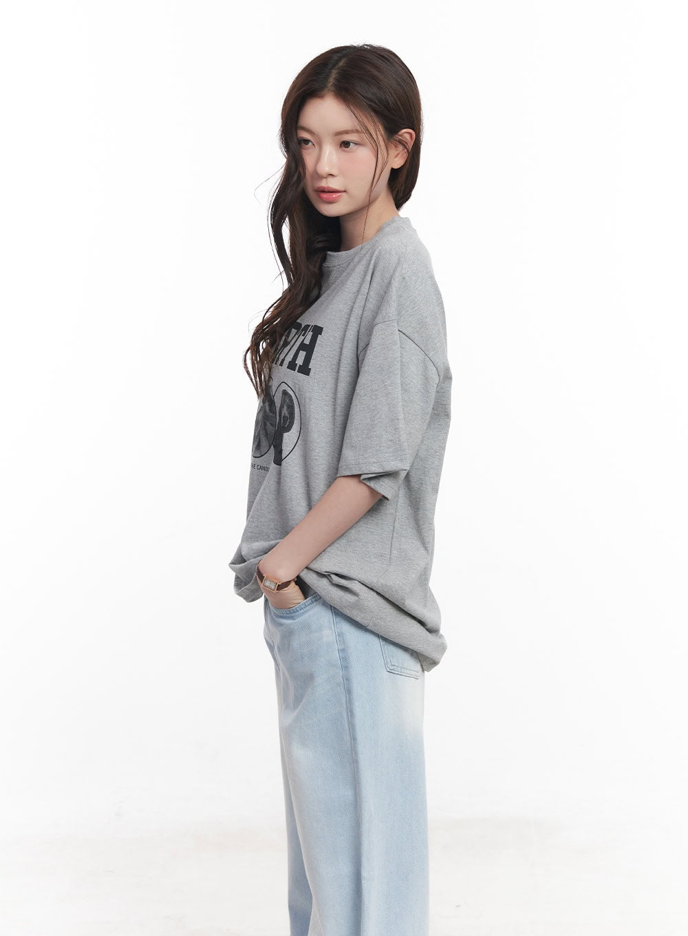 Oversized Baggy Graphic Tee CY519