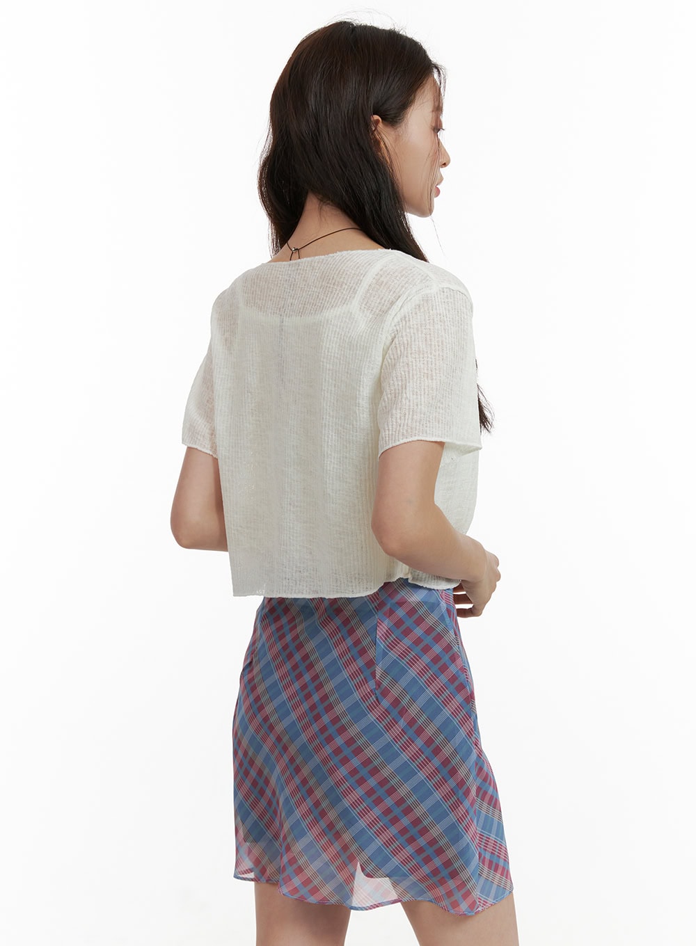 Solid Summer Top and Cardigan OU413