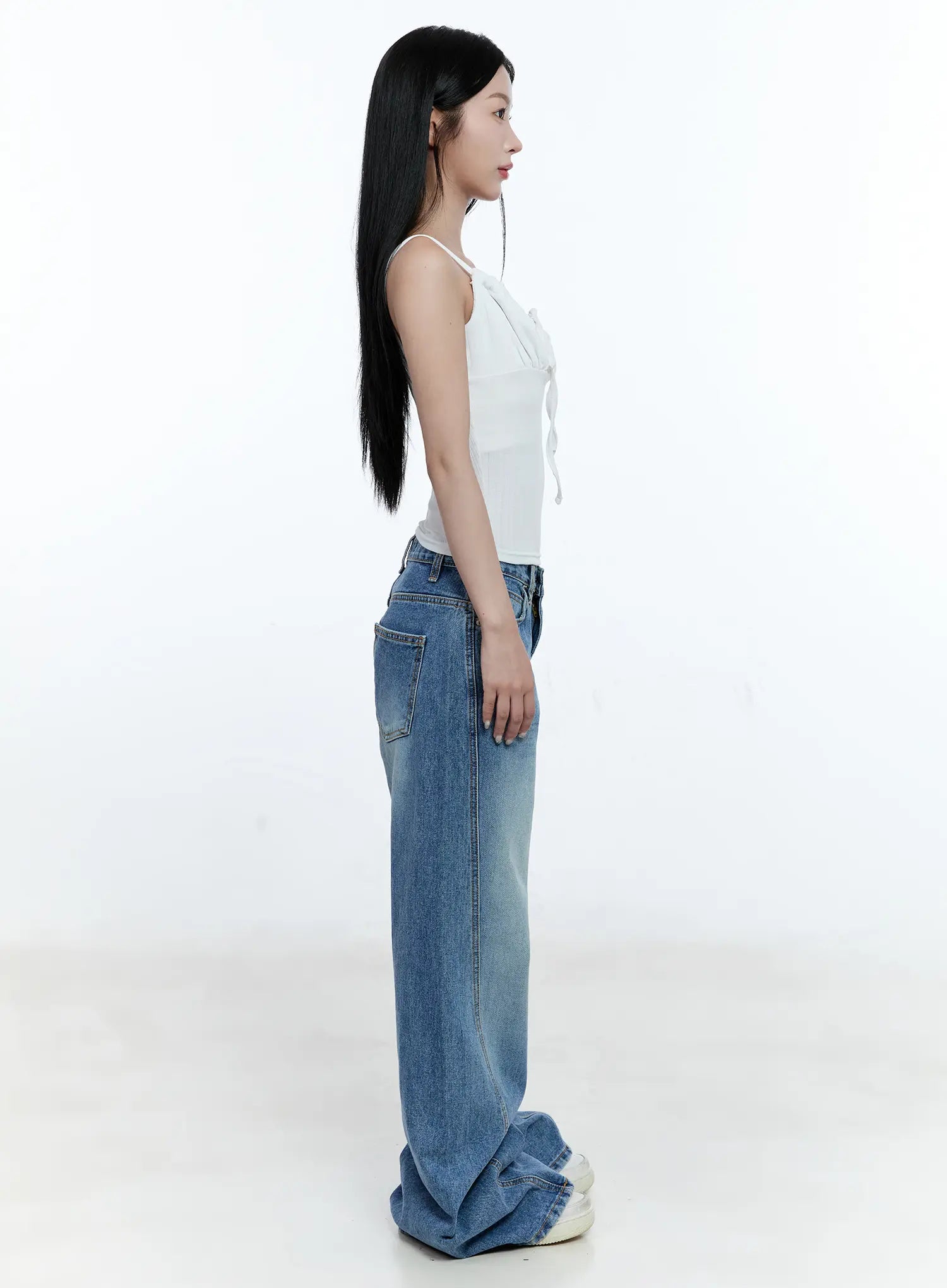 Ana Wide-Leg Denim Jeans CG507