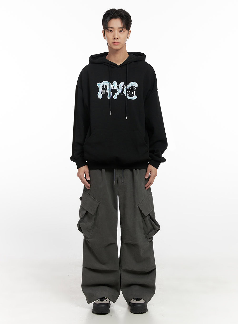 Men's Graphic Hooded Sweatshirt ID406