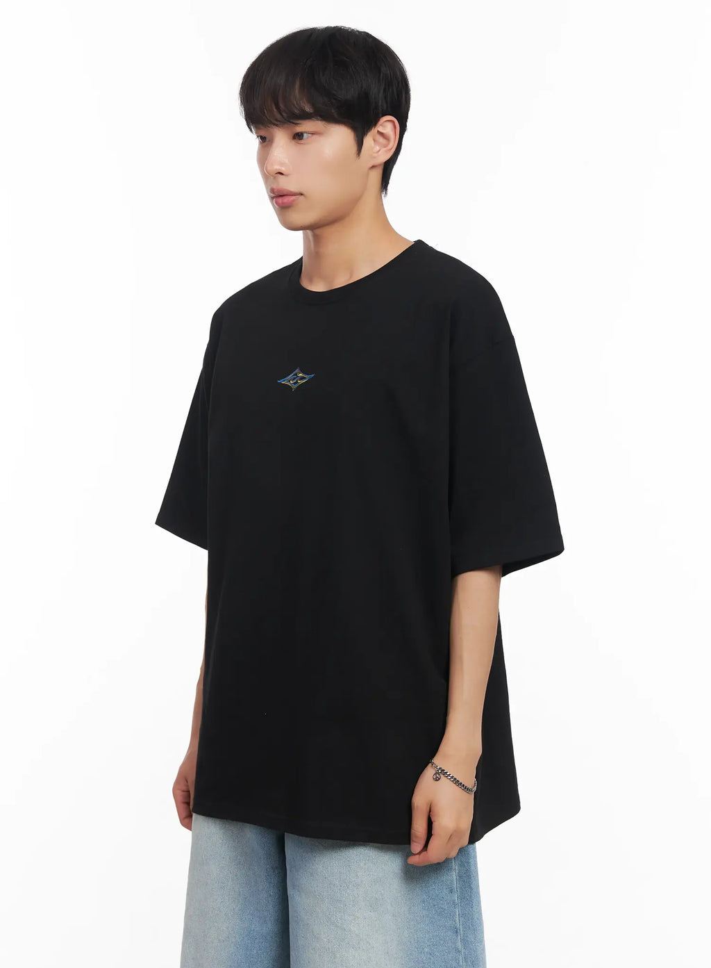 Men's Small Graphic Oversize Tee IU518