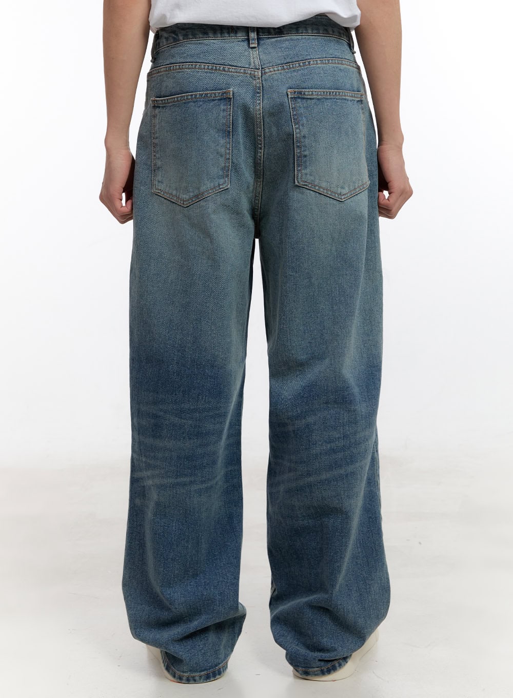 Men's Washed Baggy Jeans IA504