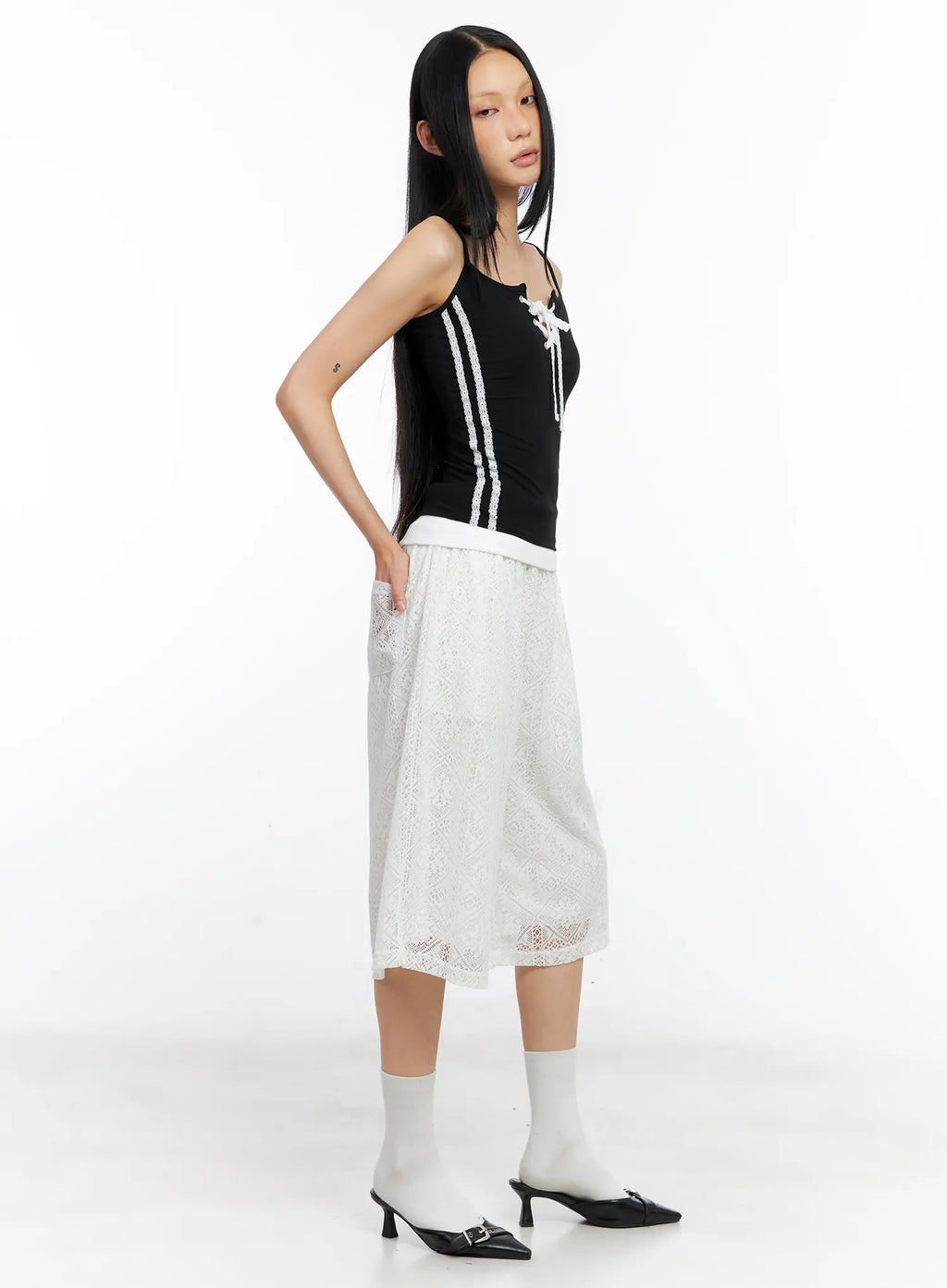 Lace Bermuda Shorts CL530