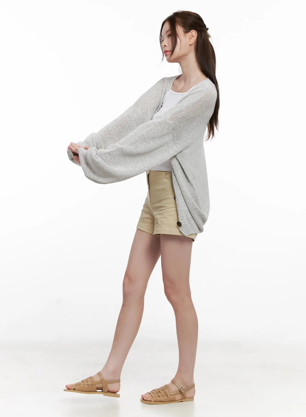 Oversized Summer Knit Cardigan CL523