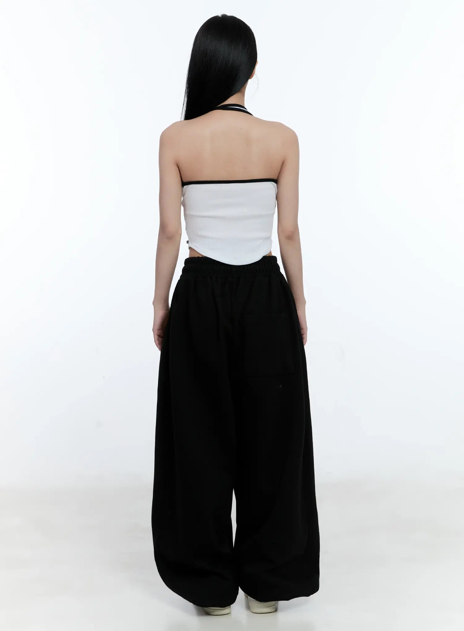 Wide-Leg Relaxed-Fit Track Pants CL530