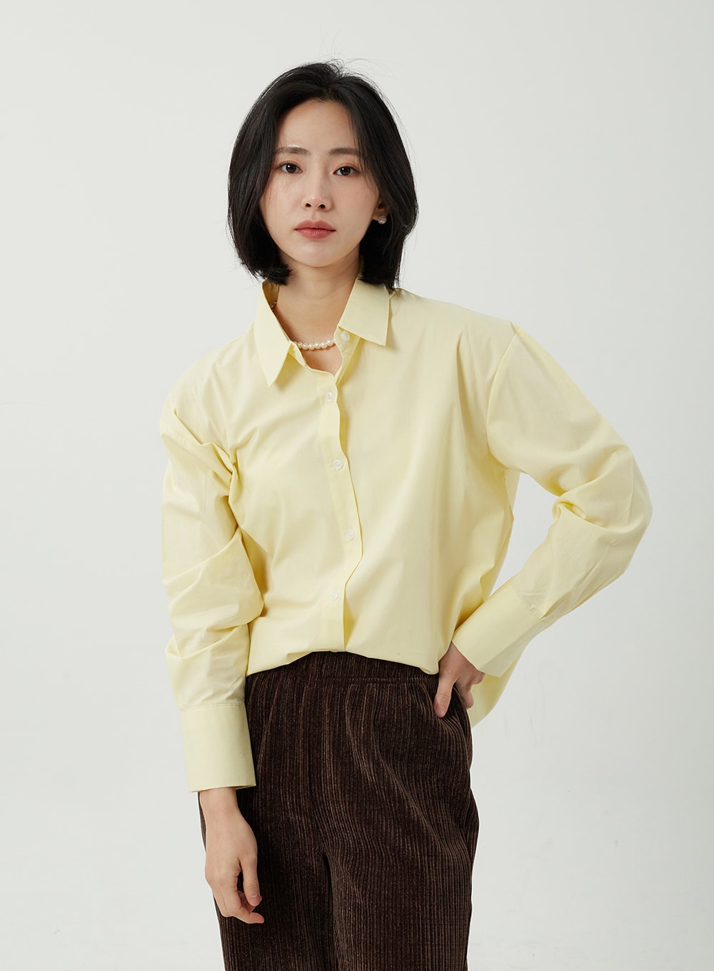 Oversized Button Shirt OJ313