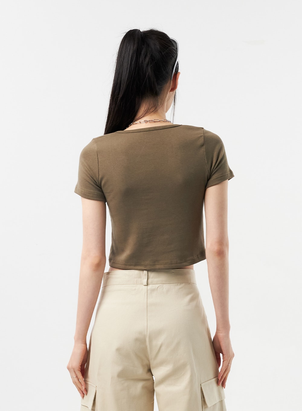 Snap Button Tee CU312