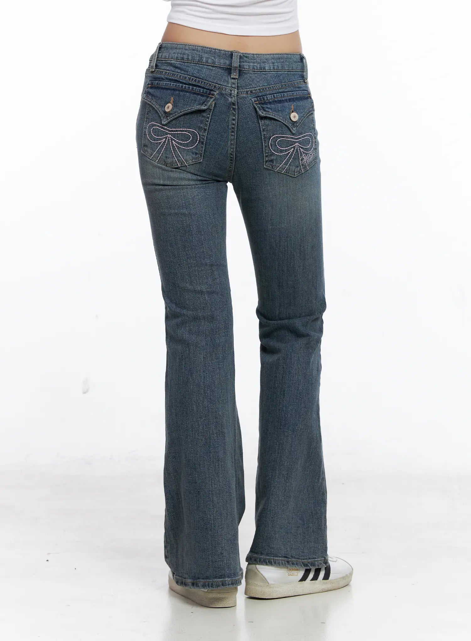 Maia Bow Flared Jeans CS510