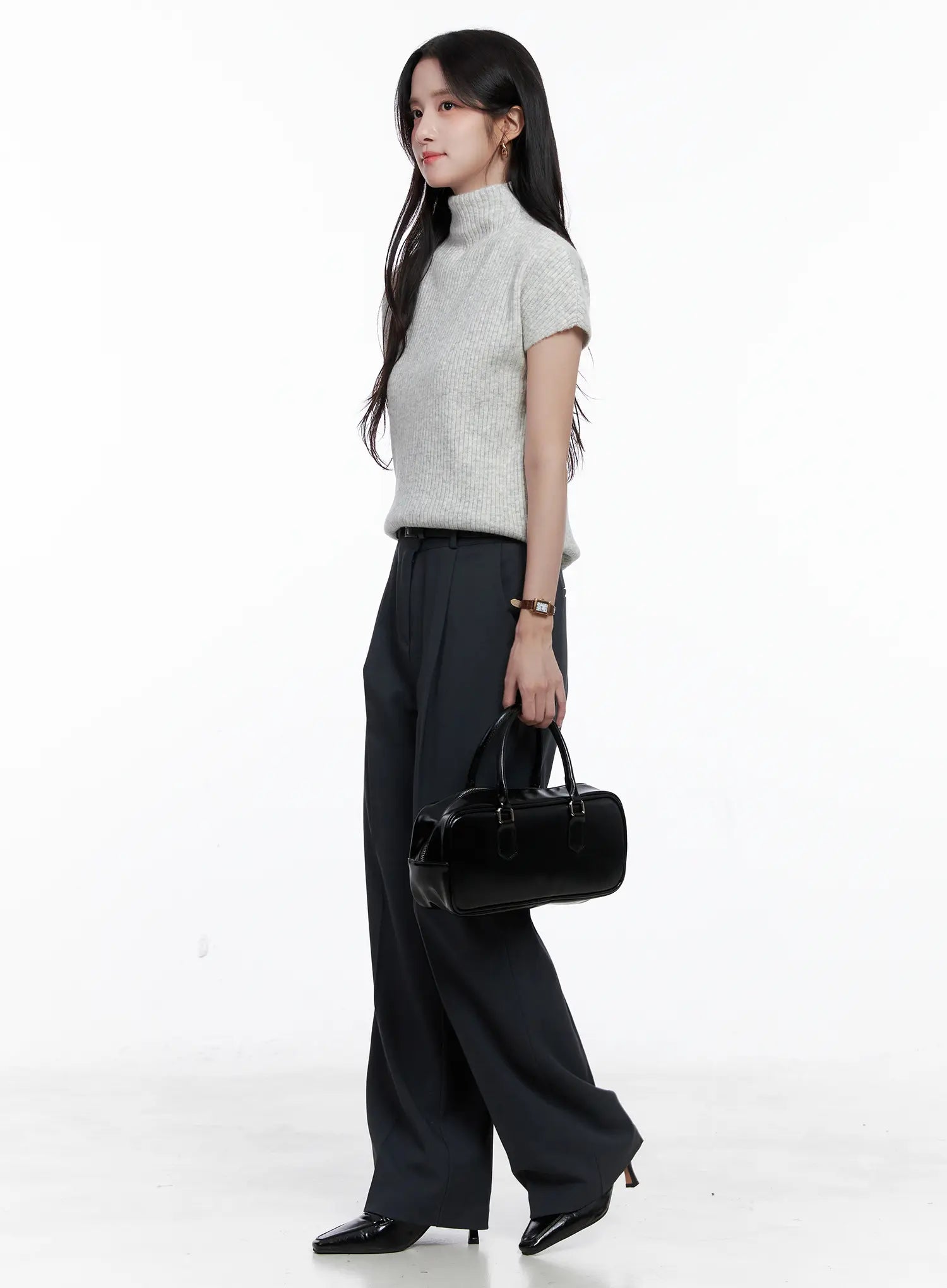 Pintuck Tailored Trousers CS523