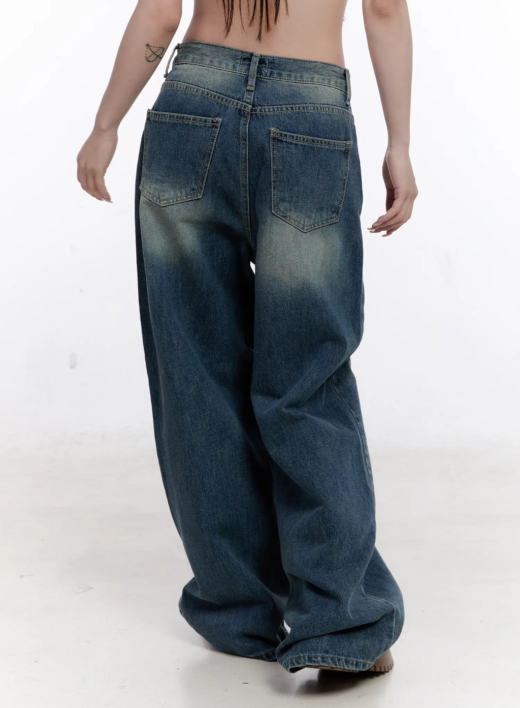 Sien Washed Baggy Jeans CS530