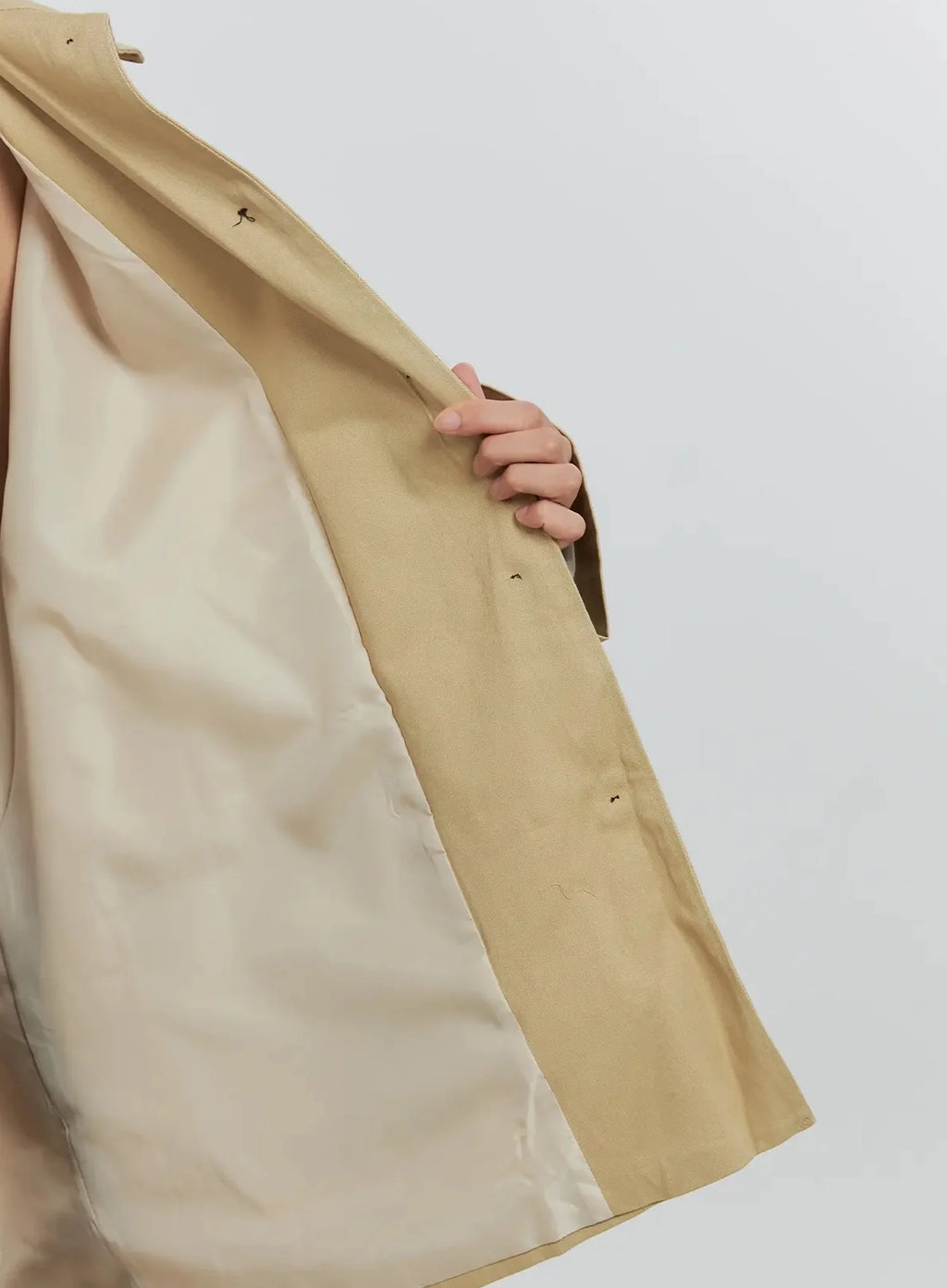 Classic Short Trench Jacket IS516