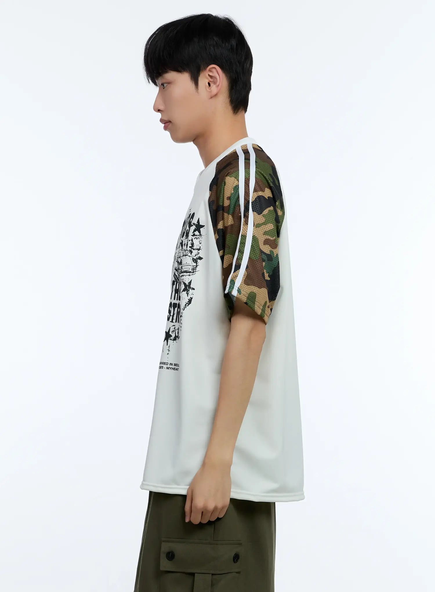 Men's Camo Sleeve Tee IL517