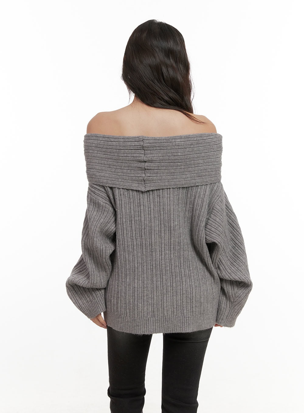Oversized Off-Shoulder Sweater CN426