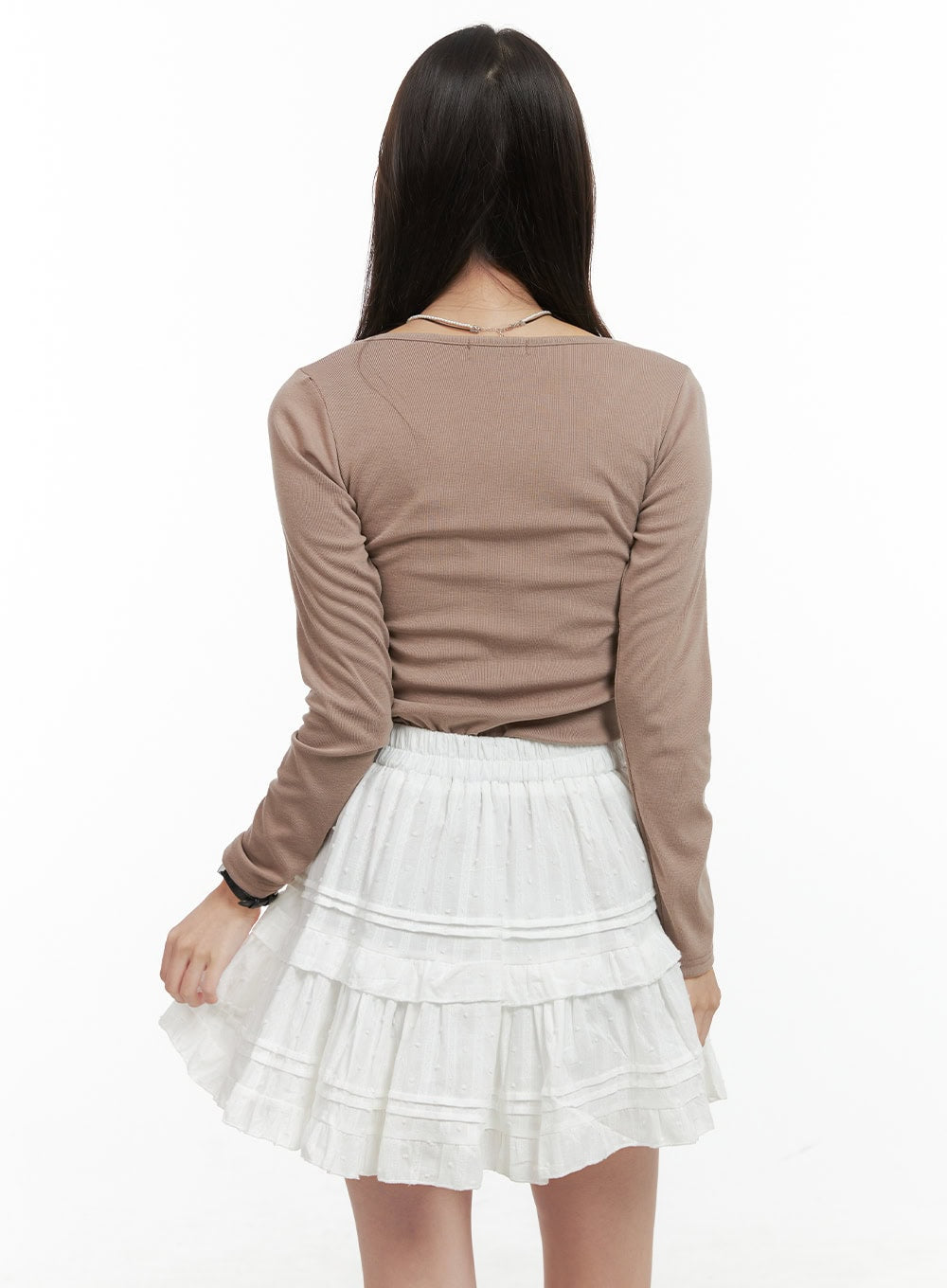 U-Neck Long Sleeve Tee OG412