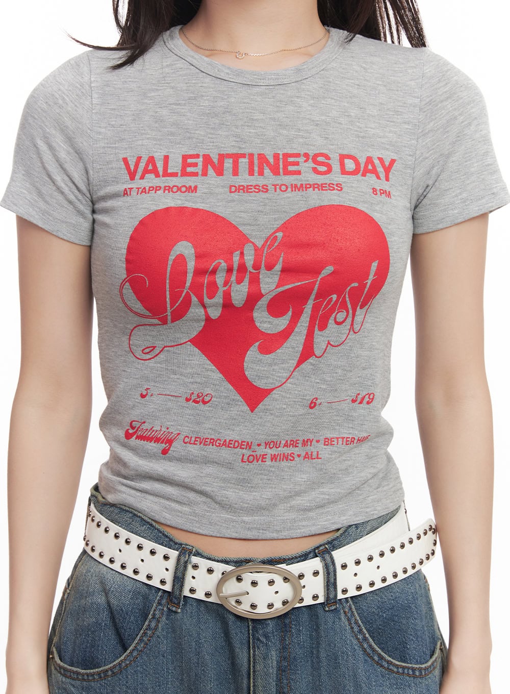 Slim-Fit Graphic Top  CA525