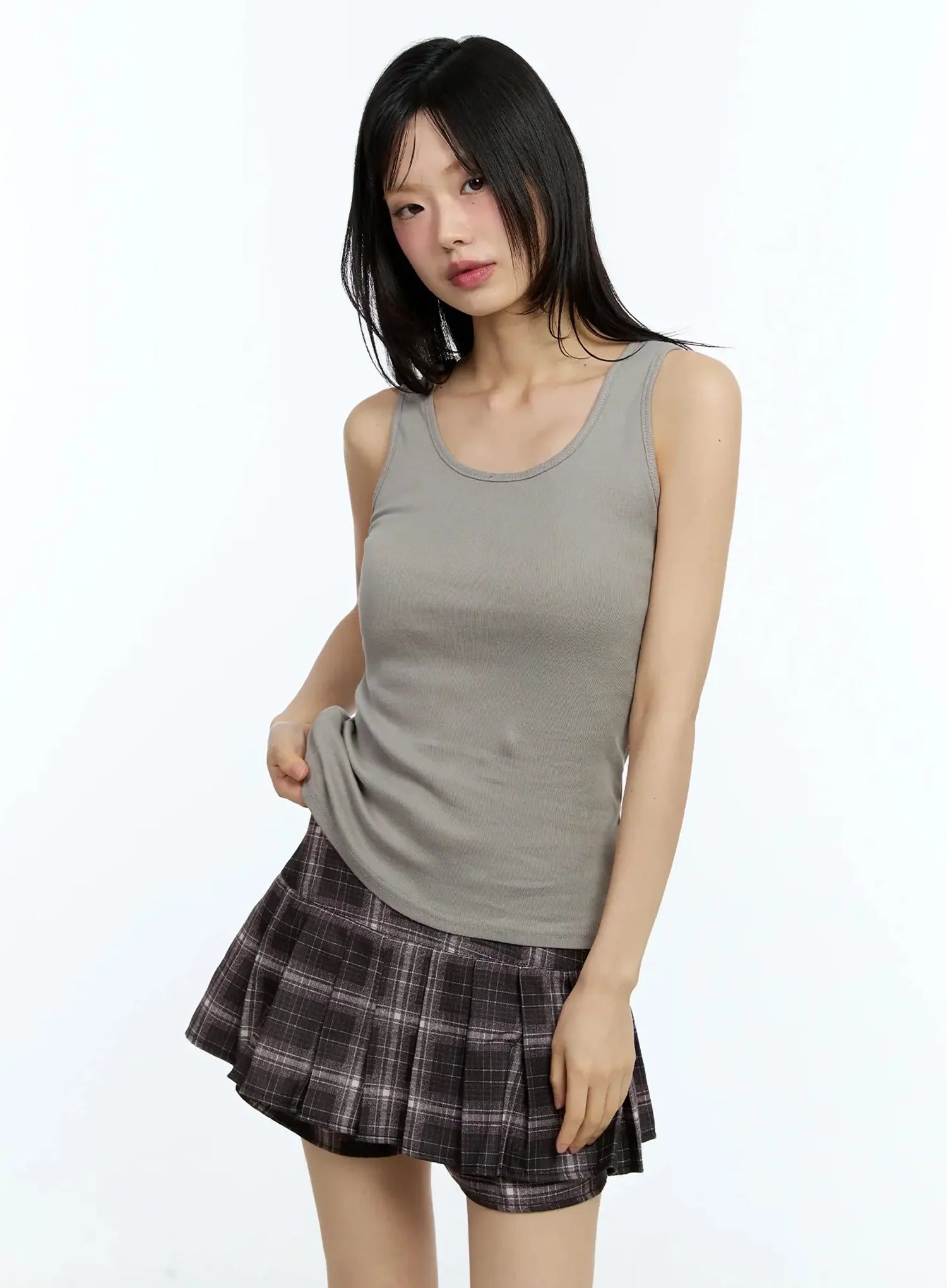 Basic Slim-Fit Tank Top IU524