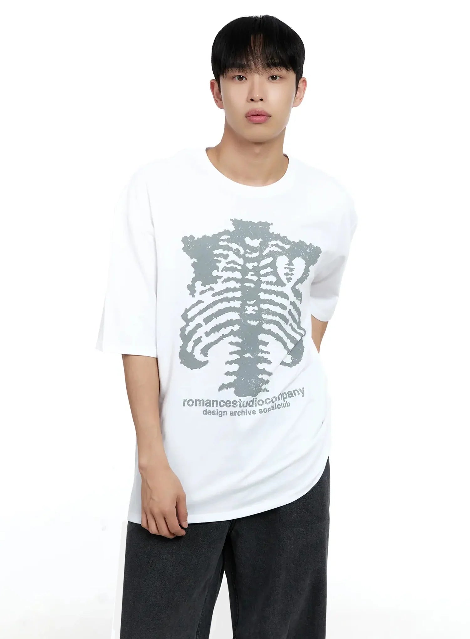 Men's Skeleton Graphic T-shirt IG520