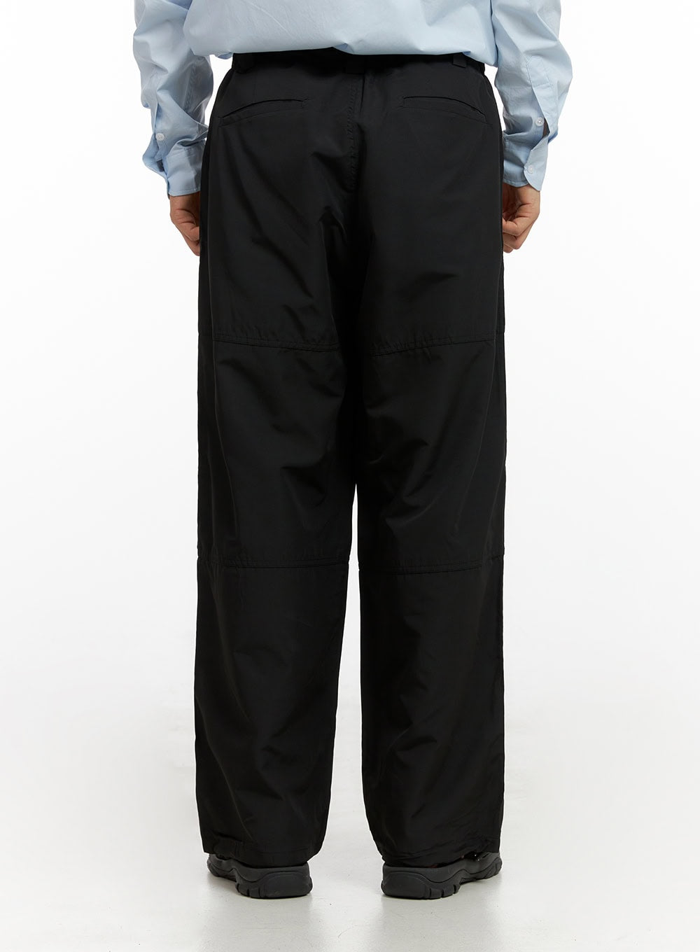 Men's Belted Wide Leg Trousers IG409